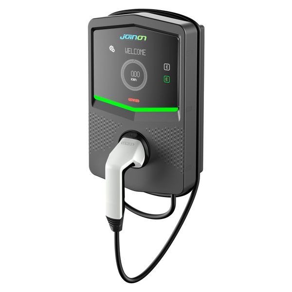 I-CON PREMIUM WALL BOX - WALL-MOUNTING CHARGING STATION - AUTOSTART DLM + BLUETOOTH - TYPE 2 MOBILE WITH CABLE - 7.4 KW - IP55 image 1