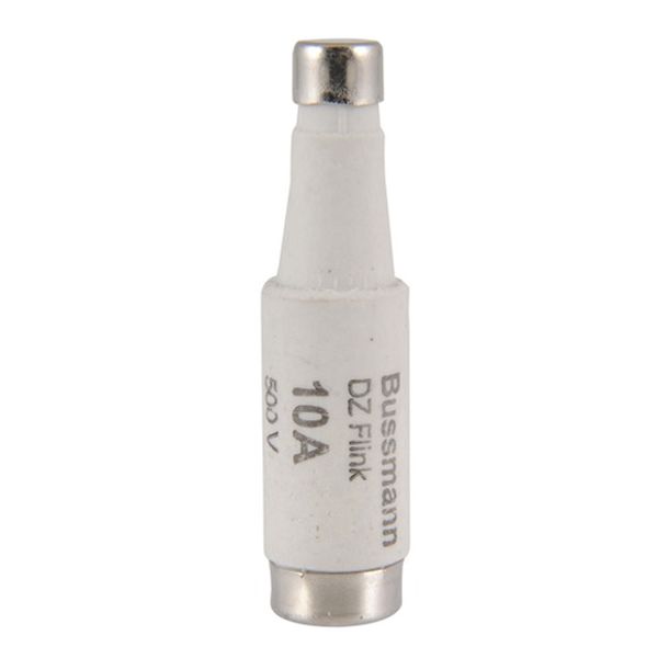 Fuse-link, low voltage, 10 A, AC 500 V, D1, 13.2 x 6 mm, gR, IEC, Fast acting image 1