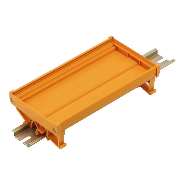 End plate, IP00, PA 66, Plastic, orange, Width: 8 mm image 1