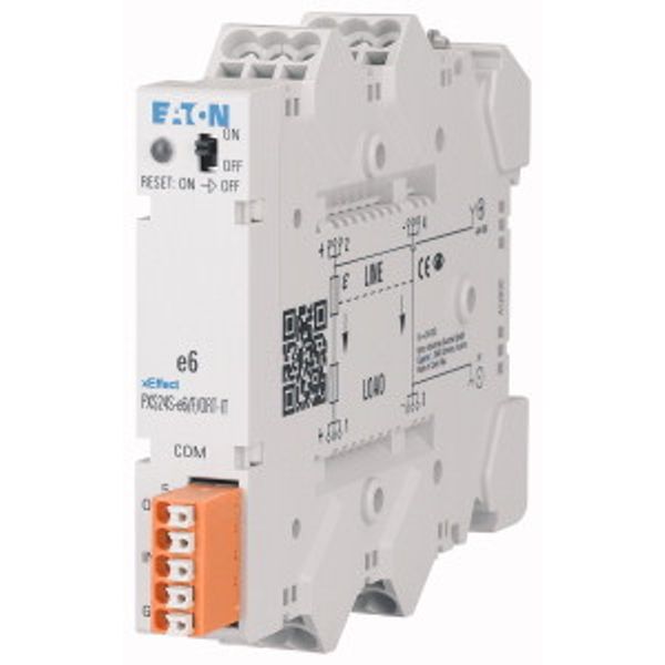 Electronic overcurrent protection for 24V DC, fix 2A with tripped signal out-, control in-put, w/o supply terminals image 1