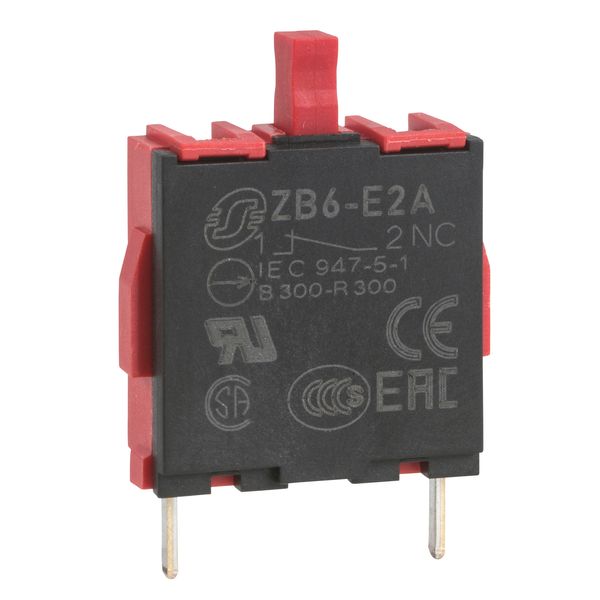 CONTROL BUTTON CONTACT BLOCK ZB6 DIAM 16 image 1