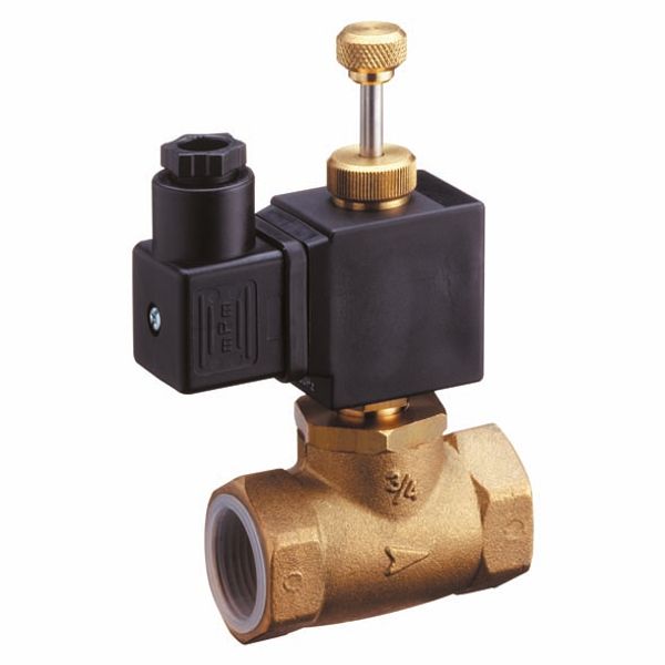 GAS SOLENOID VALVE - WITH MANUAL RESET - NO - 230V 50Hz image 2