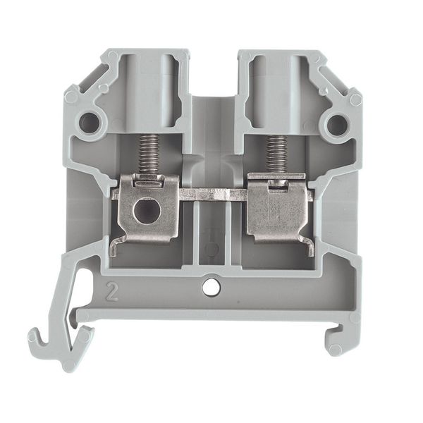 Feed-through terminal block, 4 mm², 32 A, Number of connections: 2 image 1
