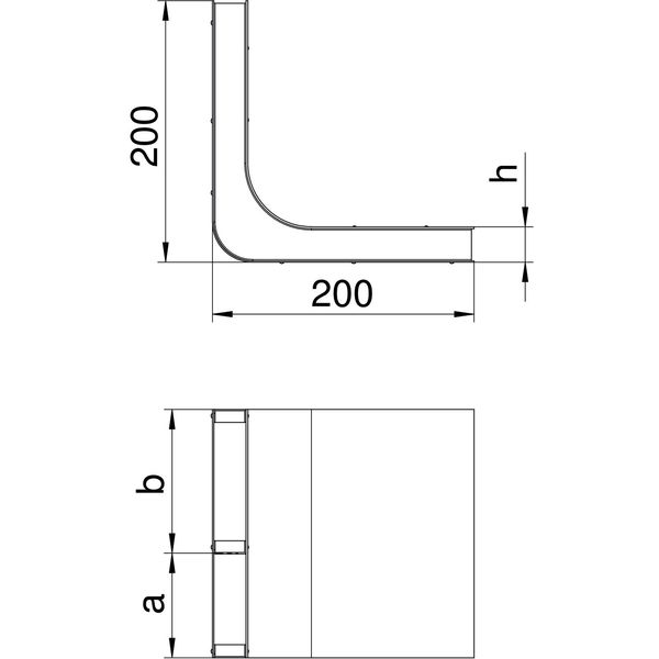 KV2 19048 Vertical bend 2 compartments for EÜK image 2