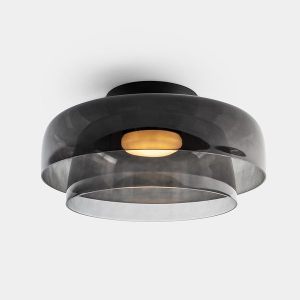 Ceiling fixture Levels Ceiling 2 Bodies Ø420mm + Ø320mm LED 24.4W SW 2700-3000-4000K CASAMBI Black 1850lm image 1