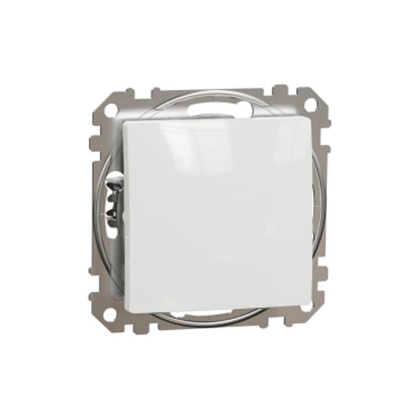 Sedna Design & Elements, 2-way Push-Button 10A, white image 2