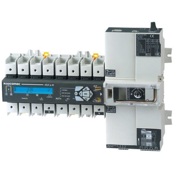 Automatic transfer switch ATyS p M + com 4P 100A 230/400 VAC image 2