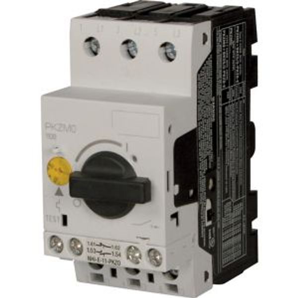 Motor-protective circuit-breaker, 3p+1N/O+1N/C, Ir=20-25A, screw conne image 5