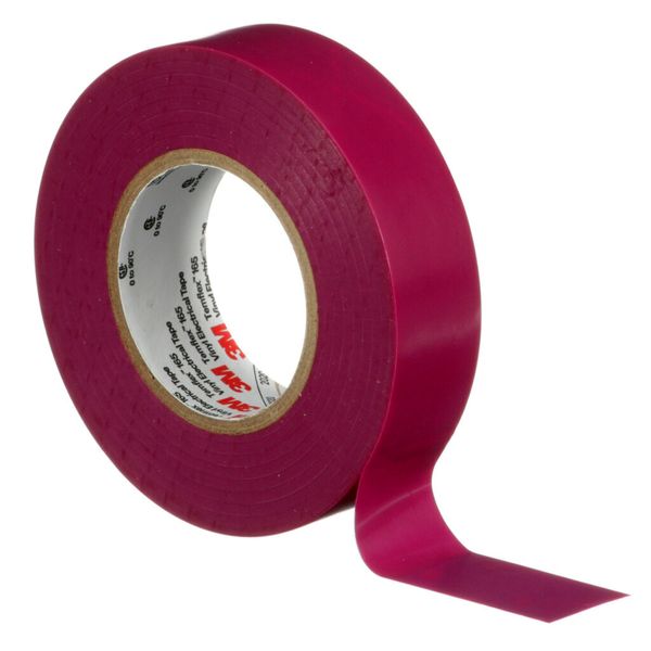 3M™ Temflex™ Vinyl Electrical Tape 165, Purple, 19 mm x 20 m, 100 Roll image 4