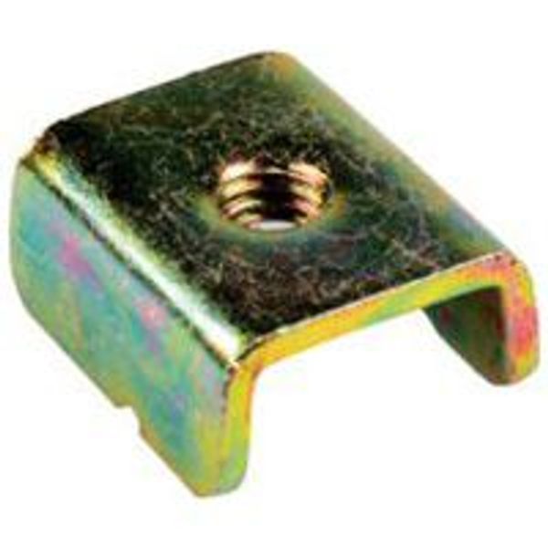 Stirrup - for fixing equipment on C profile rail - for M6 screw image 1
