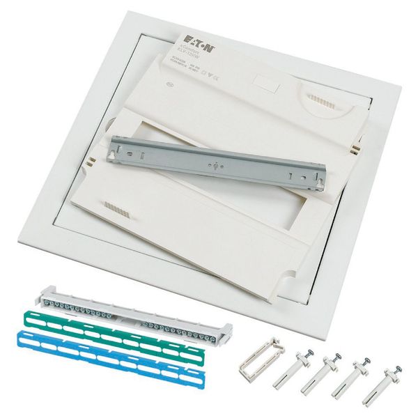 Hollow-wall-mounting expansion kit with screw terminal, 1-row, form of delivery for projects image 1