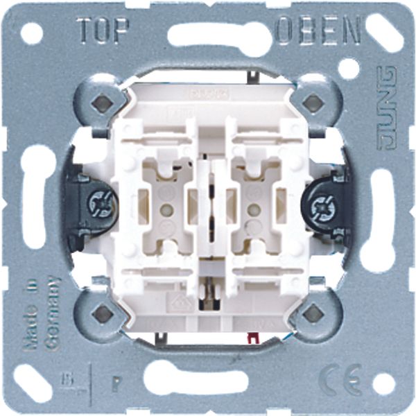 2-gang blind switch insert, 1-pole 509VU image 2