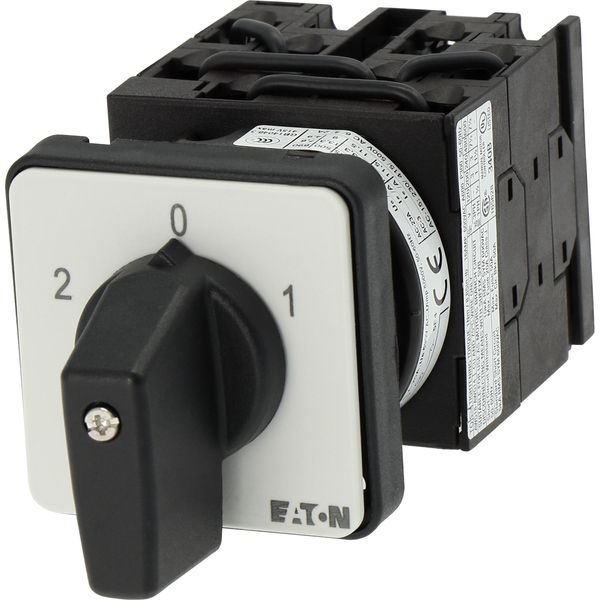Multi-speed switches, T0, 20 A, flush mounting, 4 contact unit(s), Contacts: 8, 60 °, maintained, With 0 (Off) position, 2-0-1, Design number 5 image 9