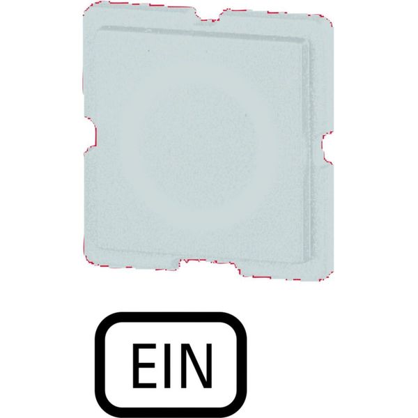Button plate, white, ON image 3