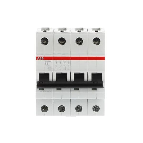 S204M-B6 Miniature Circuit Breaker - 4P - B - 6 A image 6