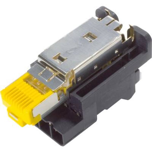 Han3A RJ45 Hybrid 10G insert 8+4p IDC image 1