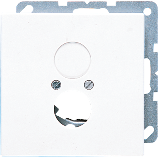 Centre plate for 2 loudspeaker sockets LS962WW image 2