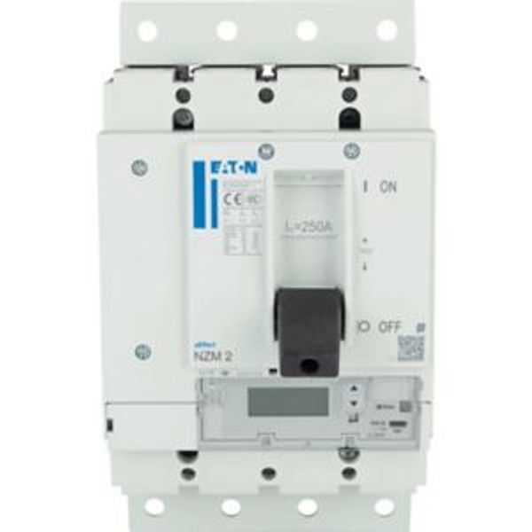 NZM2 PXR25 circuit breaker - integrated energy measurement class 1, 250A, 4p, variable, Screw terminal, plug-in technology image 6