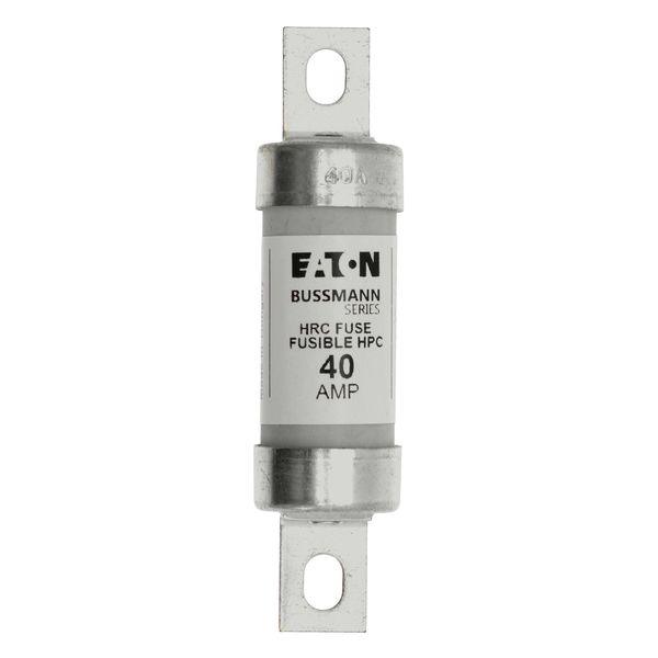 Fuse-link, LV, 40 A, AC 600 V, DC 250 V, HRCII-C, 22 x 87 mm, CSA image 15