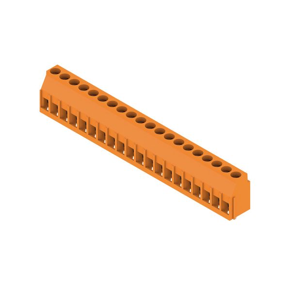 PCB terminal, 5.00 mm, Number of poles: 20, Conductor outlet direction image 2