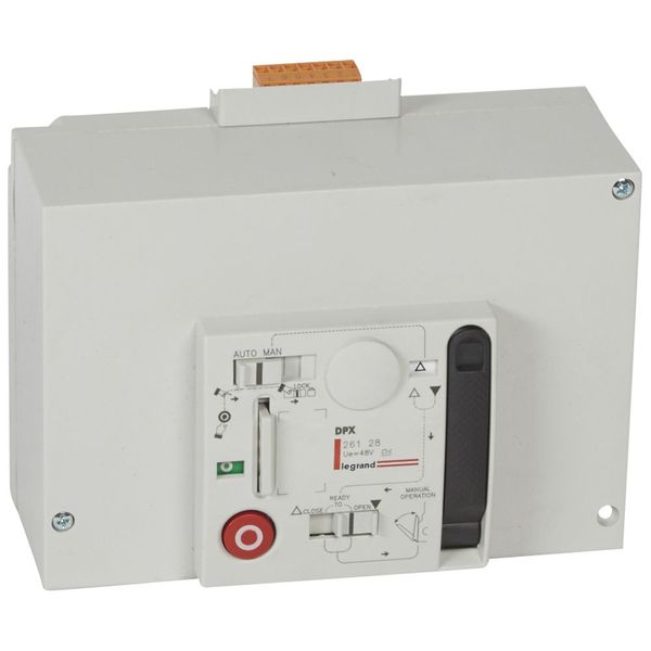 Motor-driven handle -for DPX 1250 and 1600 -front operated 48 V~/= up to 1600 A image 1