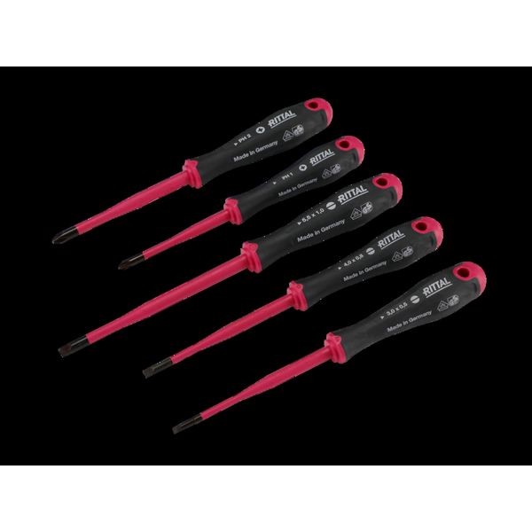 Screwdriver Set insulated SL 3x0,5_4 x 0,8_5,5x1/PH 1_2 image 2