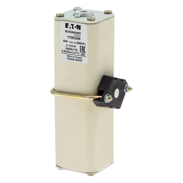 Fuse-link, high speed, 50 A, AC 3000 V, size 1, aR, IEC, with indicator image 24