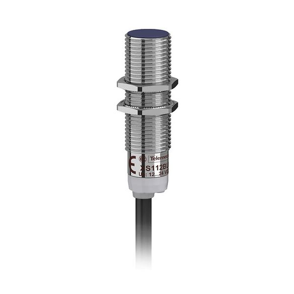 INDUCTIVE SENSOR CYLINDRICAL M12 12 24VD image 1