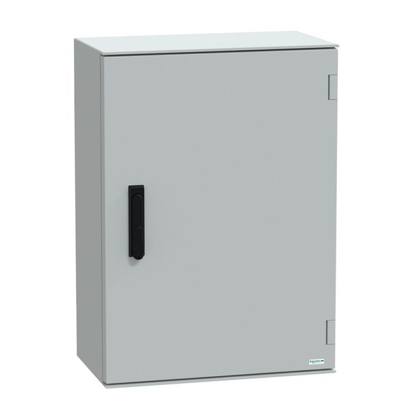 wall-mounting enclosure polyester monobloc IP66 H747xW536xD300mm 3points lock image 1