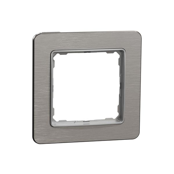 Sedna Design & Elements, Frame 1 gang, professional, brushed aluminium image 4