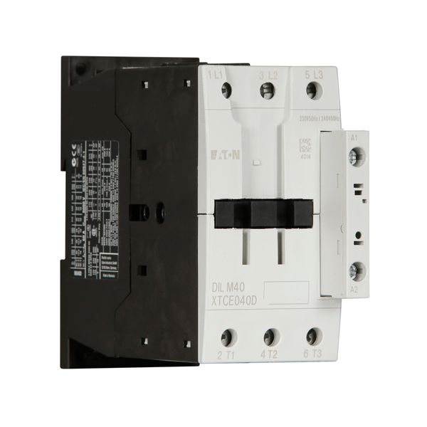 Contactor, 3 pole, 380 V 400 V 18.5 kW, 230 V 50 Hz, 240 V 60 Hz, AC operation, Screw terminals image 9
