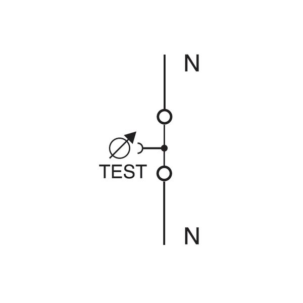 Neutral Conductor Feed-through Module + Test terminal, 63A image 2