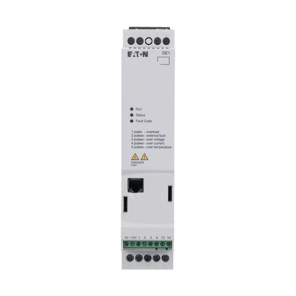 Variable speed starter, Rated operational voltage 230 V AC, 1-phase, Ie 4.3 A, 0.75 kW, 1 HP, Radio interference suppression filter image 4