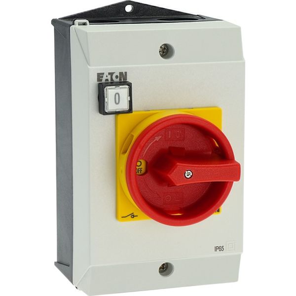 SUVA safety switches, T3, 32 A, surface mounting, 2 N/O, 2 N/C, Emergency switching off function, with warning label „safety switch”, Indicator light image 8