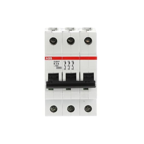 S203P-K3 Miniature Circuit Breaker - 3P - K - 3 A image 5