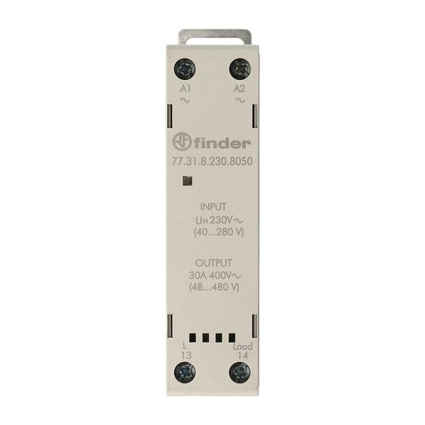 Modular SSR.22,5mm.1NO output 30A/400VAC/input 230VAC Zero-crossing (77.31.8.230.8050) image 4