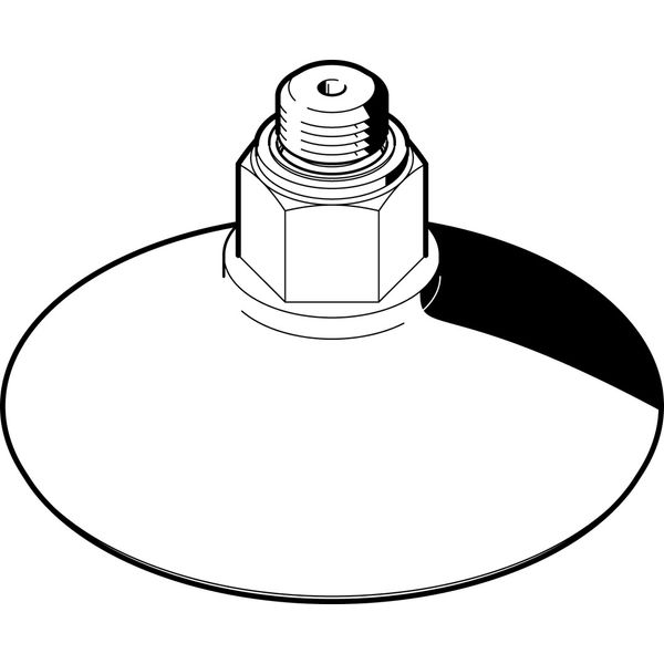 ESS-50-GT-G1/4 Vacuum suction cup image 1
