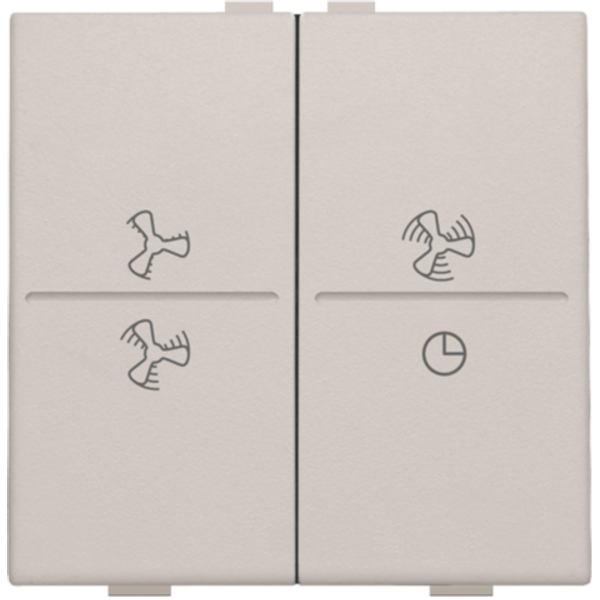 Double key with ventilator symbols 0 to 3 for wireless switch or push image 2