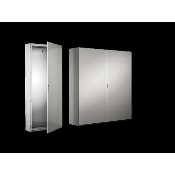 VX SE free-standing enclosure system, WHD: 1200x1800x400 mm, sheet steel image 1