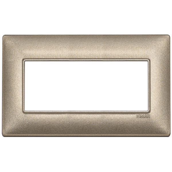 Plate 5M BS techn.metallized bronze image 1