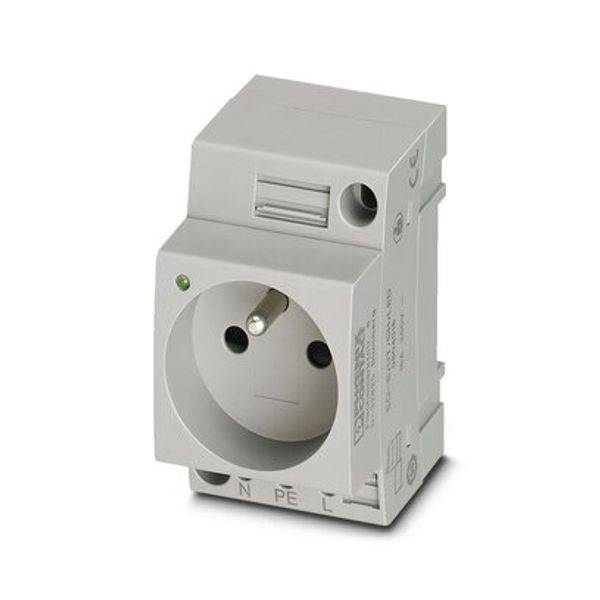 Socket outlet for distribution board Phoenix Contact EO-E/UT/SH/LED 250V 16A AC image 3