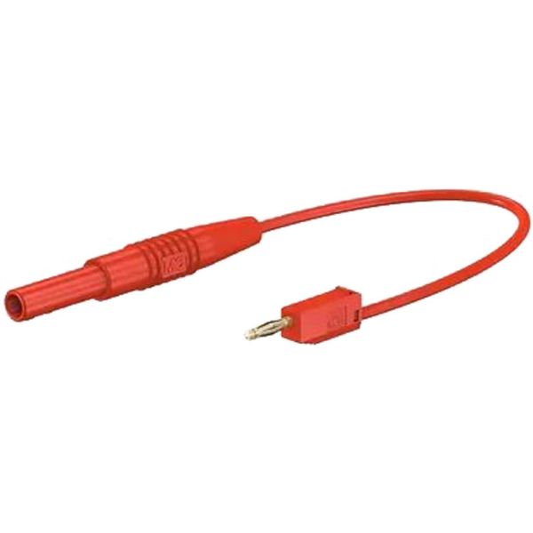 Plug (terminal), Plug-in connection, Number of poles: 1, red image 1