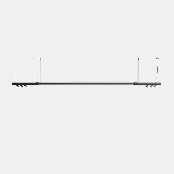 Lineal lighting system Apex Lineal Pendant 3180mm 6 Spots 30mm 42W LED neutral-white 4000K CRI 90 ON-OFF White IP20 4268lm image 1