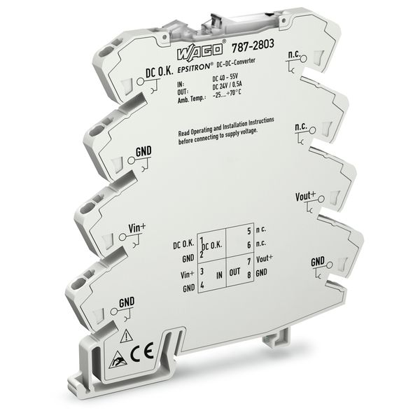 DC/DC Converter 48 VDC input voltage 24 VDC output voltage image 1