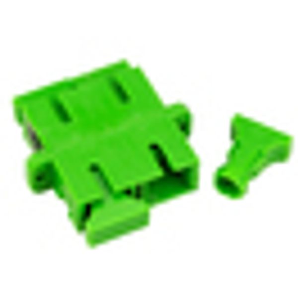 FO Coupler SC/APC-Duplex,Plastic,Singlemode,zirc,fl,greenECO image 4