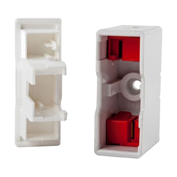 Fuse-holder, LV, 20 A, AC 550 V, BS88/E1, 1P, BS, front connected, white image 13
