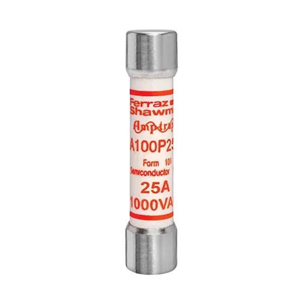 High Speed Fuse Amp-Trap® A100P 1000VAC 750VDC 25A Ferrule image 1