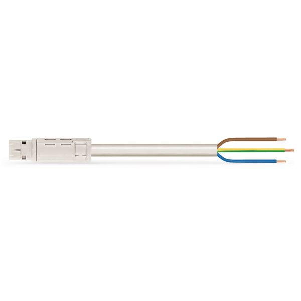 pre-assembled connecting cable;Eca;Plug/open-ended;white image 2