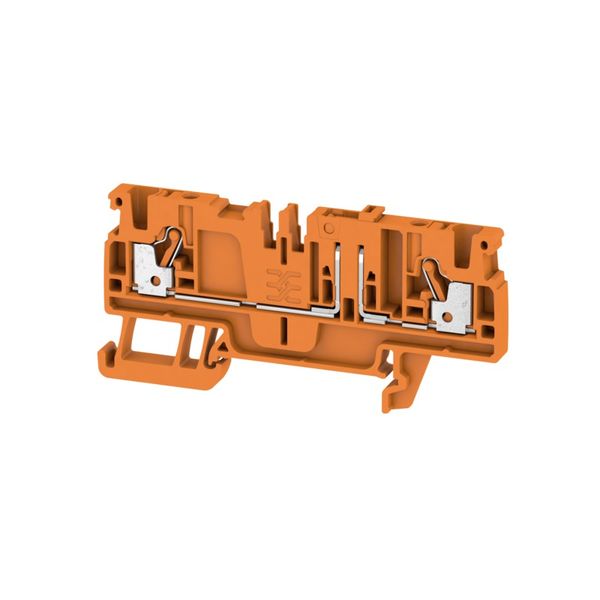 Test-disconnect terminal, PUSH IN, 2.5 mm², 500 V, 20 A, Pivoting, Cro image 1