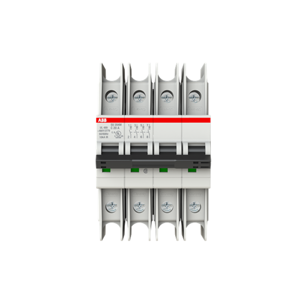 SU204M-C20 Miniature Circuit Breaker - 4P - C - 20 A image 9